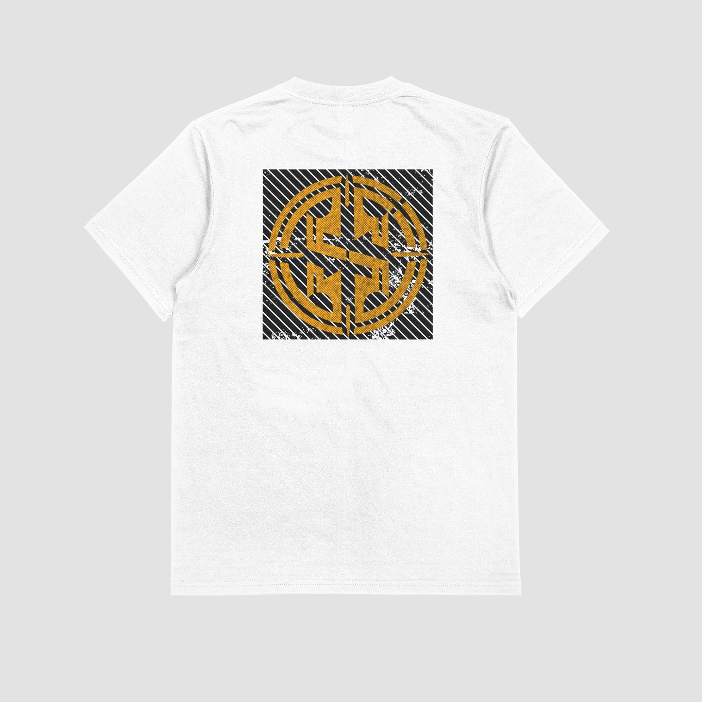 STEeZE SOCIETY "Stripe Block" Tee – Whiteout Edition