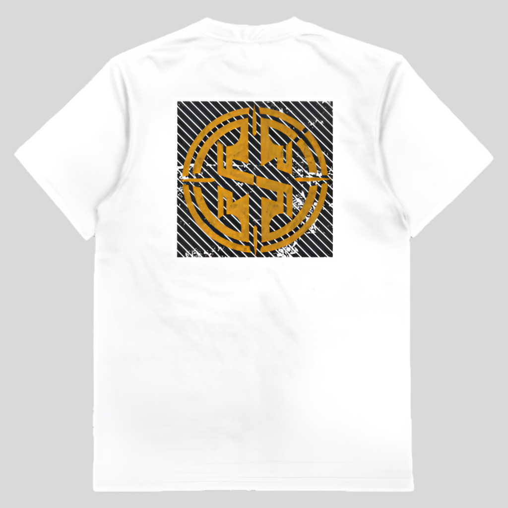 STEeZE SOCIETY "Stripe Block" Tee – Whiteout Edition