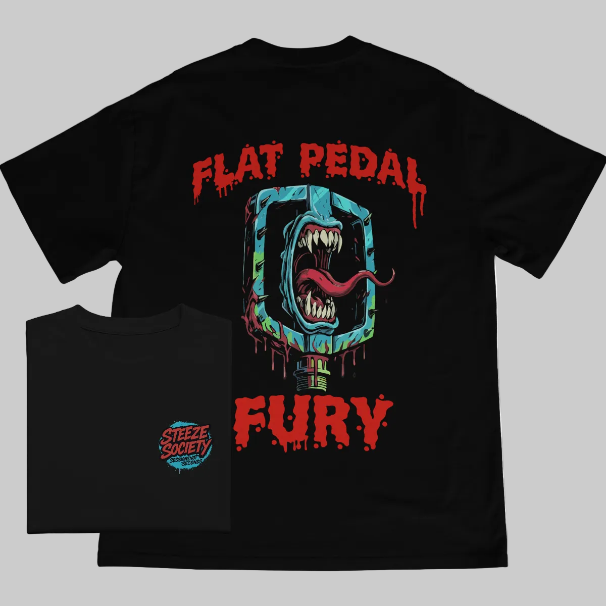 Flat Pedal Fury Tee- Steeze Society