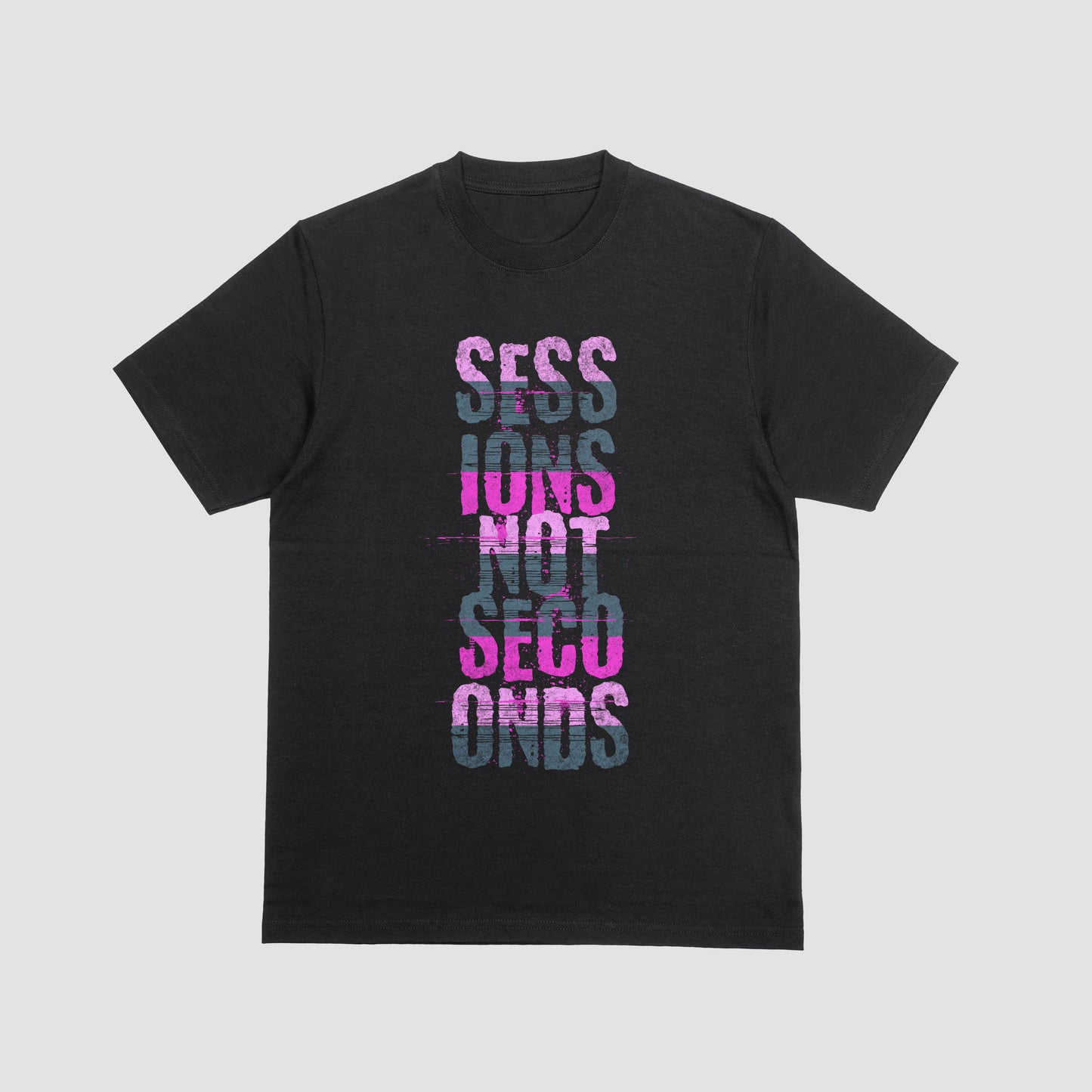 Sessions Not Seconds Tee – Pink & Grey Edition