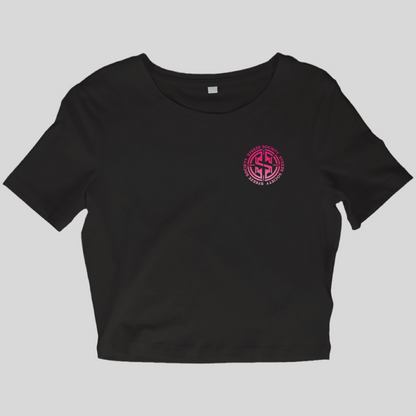 Girls Shred Too Crop Tee – Black Edition