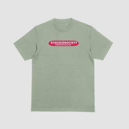 Steeze Society “Sessions Not Seconds” Tee – Trail Edition