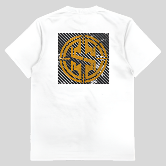 STEeZE SOCIETY "Stripe Block" Tee – Whiteout Edition