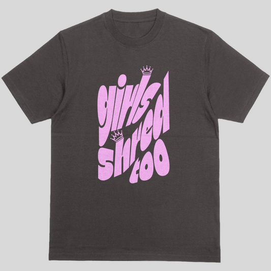steeze society Girls Shred Too Tee – Royal Ripper Edition