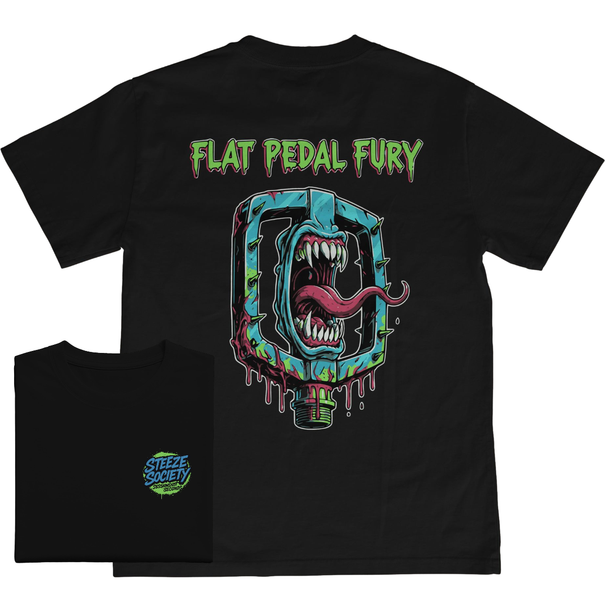 Flat Pedal Fury Tee- Steeze Society