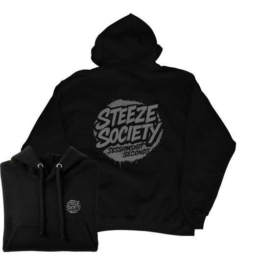 OG Logo Greyscale Hoodie-Steeze Society