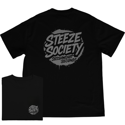 OG Logo GreyscaleTee- Steeze Society