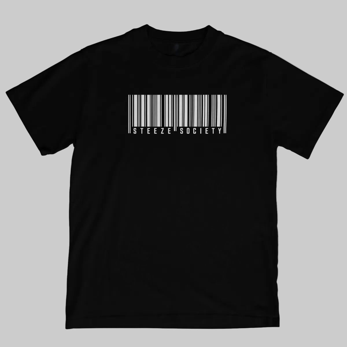 Steeze Society Barcode Tee – Black