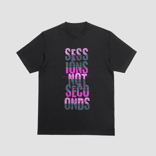Sessions Not Seconds Tee – Pink & Grey Edition