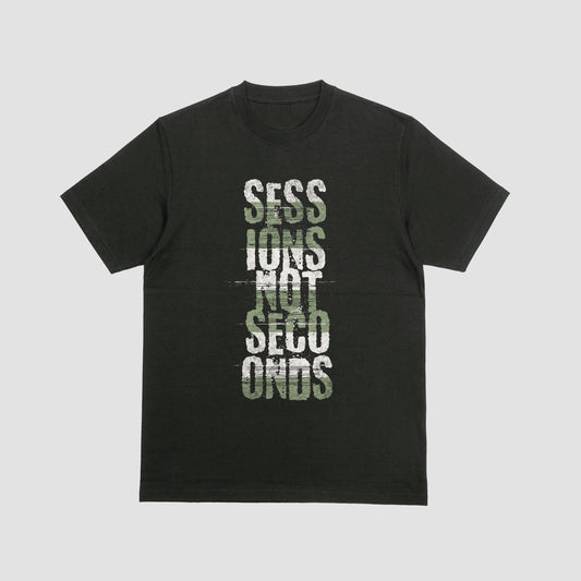 Sessions Not Seconds Tee – Forest Black