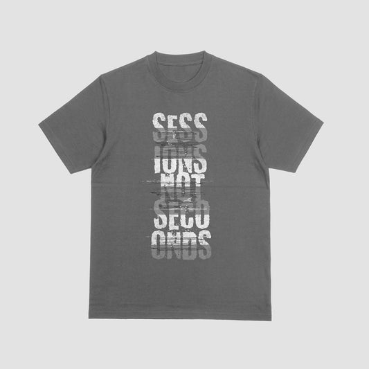 Sessions Not Seconds Tee – Slate Grey
